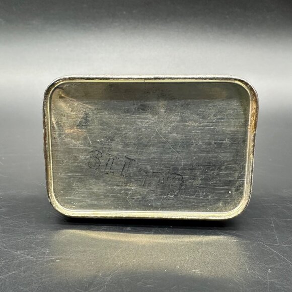 Vintage Tin Bathroom Vanity Decor 1950s Mid Century Metal Unique Kitschy Medical - Picture 7 of 11